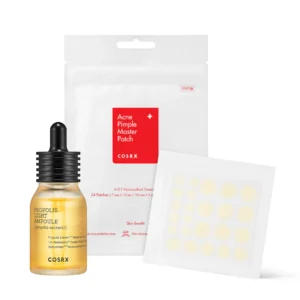 COSRX Acne & Propolis Power Set with pimple patches and ampoule