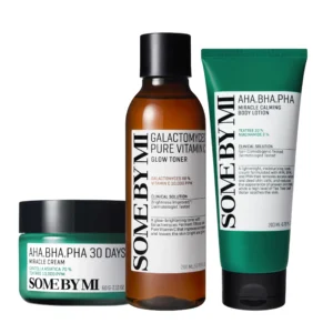 Some By Mi Miracle Glow & Repair Trio with cream, toner and body lotion