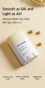 Mixsoon Bean Sun Stick SPF50+ PA++++ (15g) - immagine 3