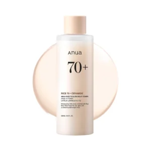 Anua Rice 70% Glow Milky Toner for brightening and hydration